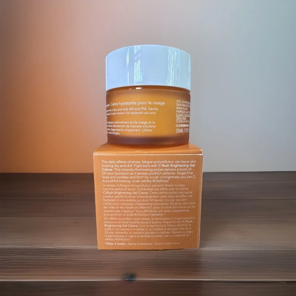 OLEHENRIKSEN C-RUSH BRIGHTENING‎ GEL CREAM Full Size 1.2oz/35ml NEW in Box